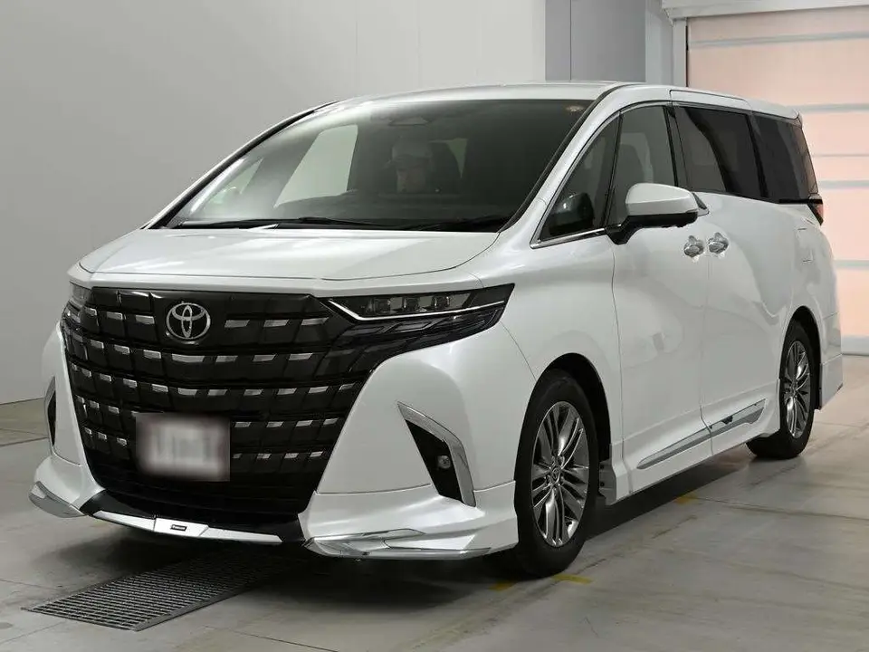 2025 Toyota Alphard Z 4WD Pearl Van for sale, Japanese used car export - photo 1 of 12 | GULJI TRADERS