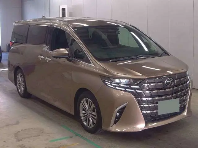 2025 Toyota Alphard Z - photo 1 2025 Toyota Alphard Z Gold Van for sale, Japanese used car export - photo 1 of 3 | GULJI TRADERS