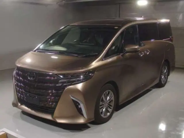 2025 Toyota Alphard Z Brown Van for sale, Japanese used car export - photo 1 of 2 | GULJI TRADERS