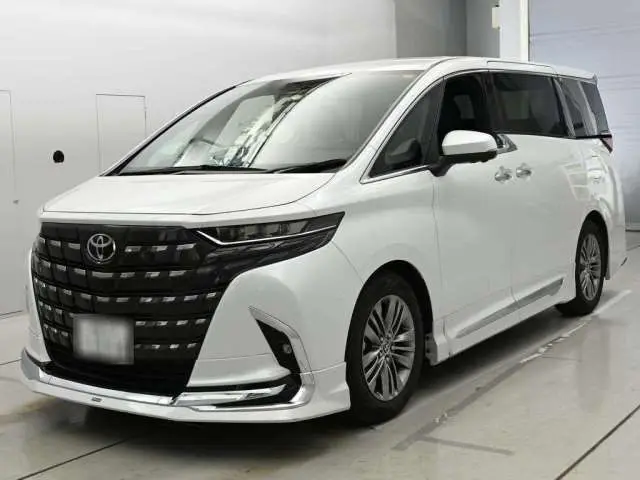 2025 Toyota Alphard Z 4WD Pearl Van for sale, Japanese used car export - photo 1 of 12 | GULJI TRADERS