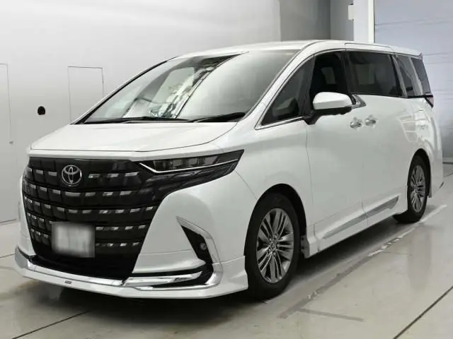 2025 Toyota Alphard Z 4WD Aero with many options Pearl Van for sale, Japanese used car export - photo 1 of 9 | GULJI TRADERS