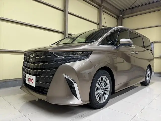 2026 Toyota Alphard 2.5 Z JBL Sound &amp; Rear Monitor Universal Brown Van for sale, Japanese used car export - photo 1 of 20 | GULJI TRADERS