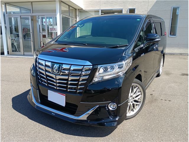 2015 Toyota Alphard Hybrid Lounge 4WD Van for sale, Japanese used car export - photo 1 of 26 | GULJI TRADERS