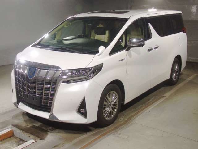 2019 Toyota Alphard Hybrid G 4WD Van for sale, Japanese used car export - photo 1 of 8 | GULJI TRADERS
