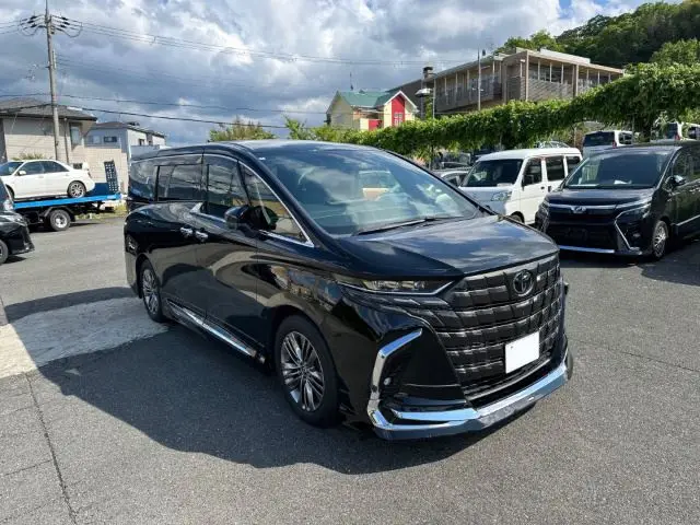 2024 Toyota Alphard Hybrid Z Black Van for sale, Japanese used car export - photo 1 of 28 | GULJI TRADERS