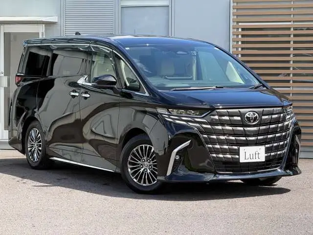 2024 Toyota Alphard Hybrid Hybrid 2.5 Executive Lounge E-Four 4WD Black Van for sale, Japanese used car export - photo 1 of 73 | GULJI TRADERS