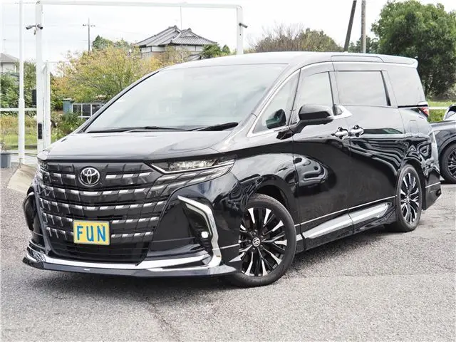 2024 Toyota Alphard Hybrid Executive Lounge 4WD ★ Modellista Aero ★ 19-inch Alloy Wheels - photo 1 2024 Toyota Alphard Hybrid Executive Lounge 4WD ★ Modellista Aero ★ 19-inch Alloy Wheels Black Van for sale, Japanese used car export - photo 1 of 80 | GULJI TRADERS