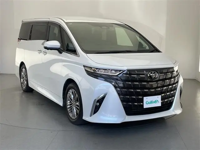 2024 Toyota Alphard Hybrid Z 4WD White Van for sale, Japanese used car export - photo 1 of 24 | GULJI TRADERS