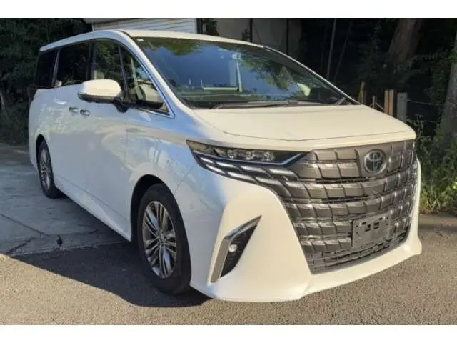 2024 Toyota Alphard Hybrid Z Sunroof Rear Seat Monitor - photo 1 2024 Toyota Alphard Hybrid Z Sunroof Rear Seat Monitor Pearl Van for sale, Japanese used car export - photo 1 of 3 | GULJI TRADERS