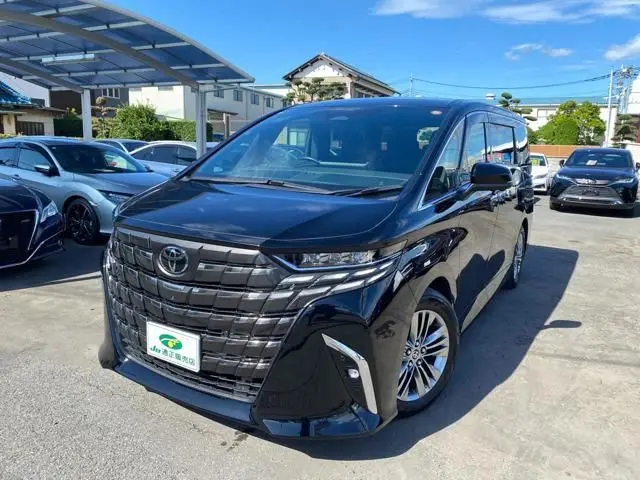 2024 Toyota Alphard Hybrid ●Hybrid 2.5Z ●Glass roof ●Leather seats Black Van for sale, Japanese used car export - photo 1 of 20 | GULJI TRADERS