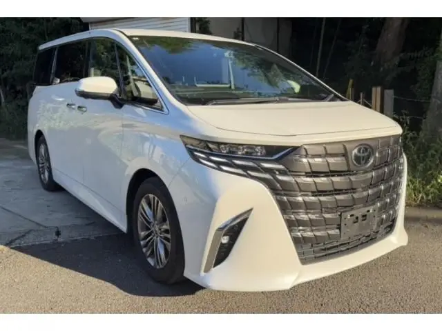 2024 Toyota Alphard Hybrid Z Sunroof Rear Seat Monitor Pearl Van for sale, Japanese used car export - photo 1 of 3 | GULJI TRADERS