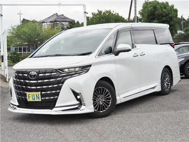 2025 Toyota Alphard Hybrid Executive Lounge 4WD ★ Modellista Aero ★ Cold Weather Package - photo 1 2025 Toyota Alphard Hybrid Executive Lounge 4WD ★ Modellista Aero ★ Cold Weather Package Pearl Van for sale, Japanese used car export - photo 1 of 80 | GULJI TRADERS