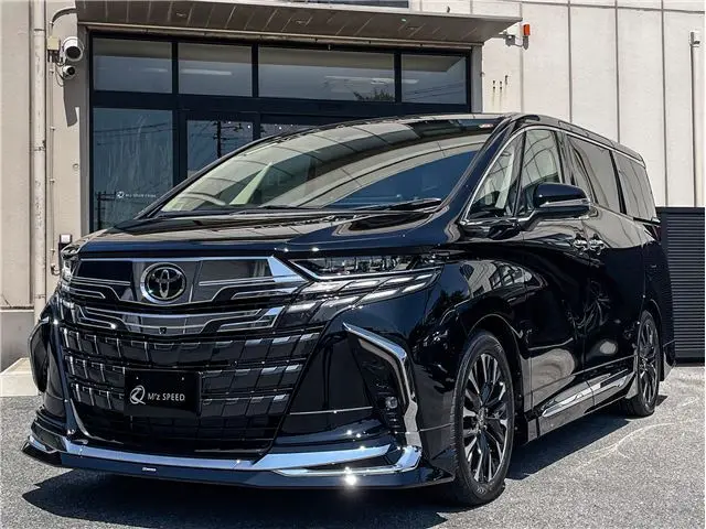 2025 Toyota Alphard Hybrid Black Van for sale, Japanese used car export - photo 1 of 59 | GULJI TRADERS
