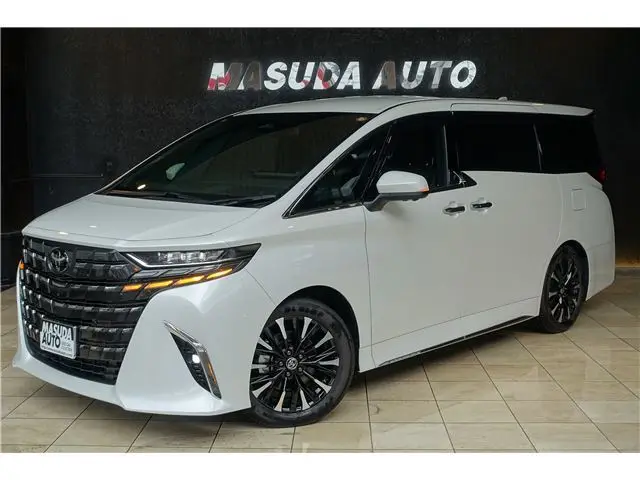 2025 Toyota Alphard Hybrid Executive Lounge 4WD 19-inch alloy wheels with spare tire - photo 1 2025 Toyota Alphard Hybrid Executive Lounge 4WD 19-inch alloy wheels with spare tire Pearl Van for sale, Japanese used car export - photo 1 of 69 | GULJI TRADERS