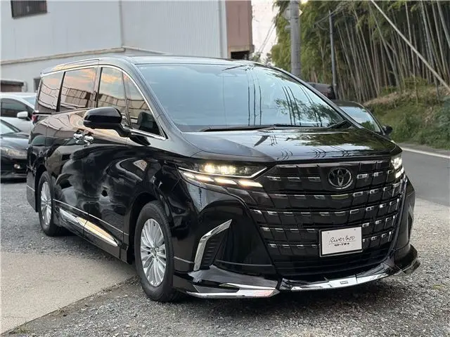 2025 Toyota Alphard Hybrid X4WD Black Van for sale, Japanese used car export - photo 1 of 78 | GULJI TRADERS