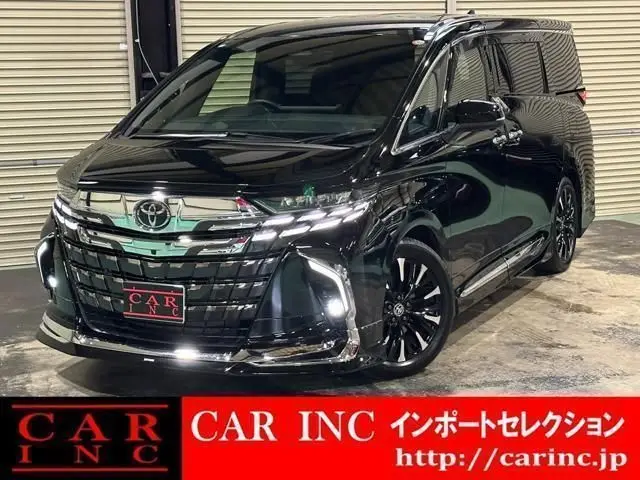 2025 Toyota Alphard Hybrid Executive Lounge Black Van for sale, Japanese used car export - photo 1 of 9 | GULJI TRADERS