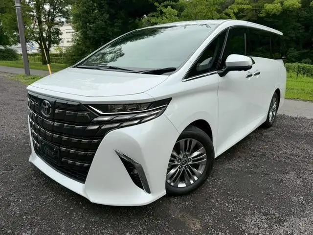 2025 Toyota Alphard Hybrid Z/4WD - photo 1 2025 Toyota Alphard Hybrid Z/4WD White Van for sale, Japanese used car export - photo 1 of 9 | GULJI TRADERS