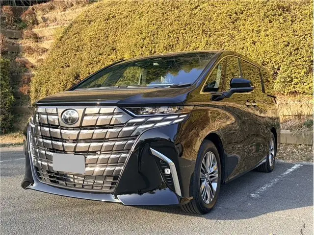 2026 Toyota Alphard Hybrid Z unused car Black Van for sale, Japanese used car export | GULJI TRADERS