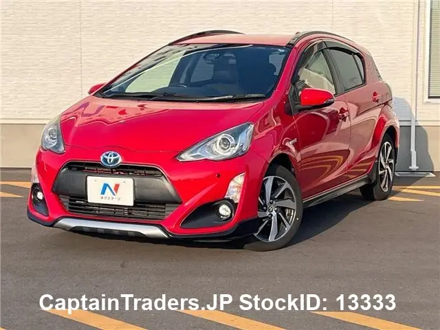 2016 Toyota Aqua Red Sedan for sale, Japanese used car export | GULJI TRADERS