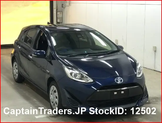 2018 Toyota Aqua NAVY Sedan for sale, Japanese used car export - photo 1 of 5 | GULJI TRADERS
