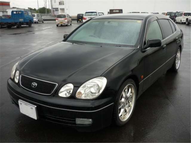 1998 Toyota Aristo 3.0 S300 Black Sedan for sale, Japanese used car export | GULJI TRADERS