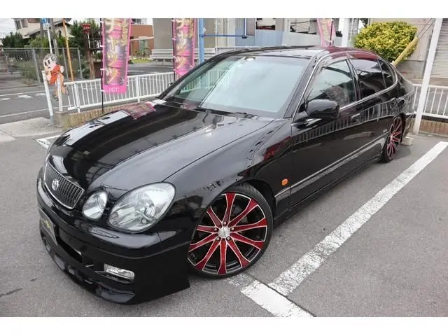 2002 Toyota Aristo V300 Vertex Edition Black Sedan for sale, Japanese used car export - photo 1 of 30 | GULJI TRADERS