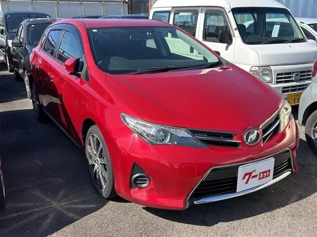 2013 Toyota Auris 150X Red Sedan for sale, Japanese used car export - photo 1 of 54 | GULJI TRADERS
