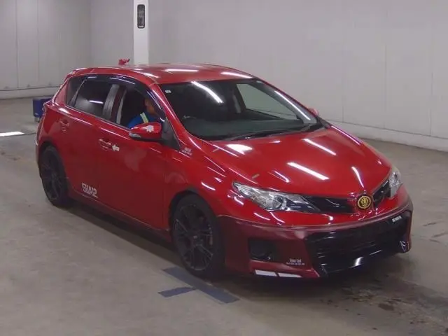 2013 Toyota Auris 150X Char's Customization Red Sedan for sale, Japanese used car export - photo 1 of 5 | GULJI TRADERS