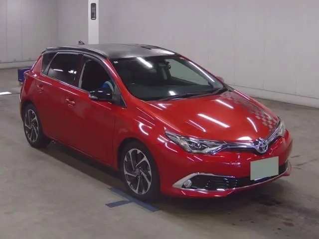 2016 Toyota Auris 120T Brick Lane Red Sedan for sale, Japanese used car export - photo 1 of 5 | GULJI TRADERS