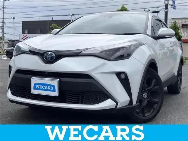 2022 Toyota C-HR Hybrid G-Mode Nero Safety White SUV for sale, Japanese used car export | GULJI TRADERS