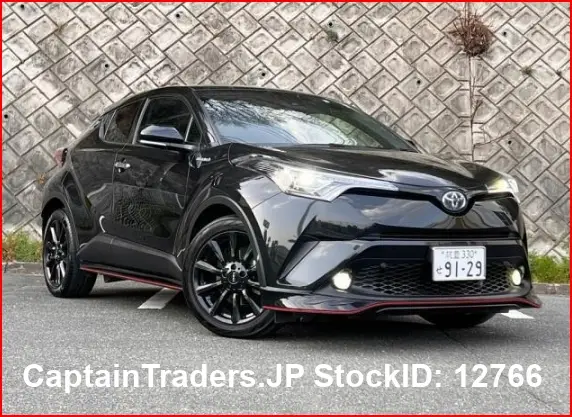 2017 Toyota C-hr Hybrid Black SUV for sale, Japanese used car export | GULJI TRADERS