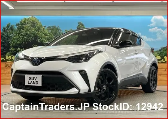 2022 Toyota C-hr Hybrid - photo 1 2022 Toyota C-hr Hybrid Pearl white SUV for sale, Japanese used car export | GULJI TRADERS