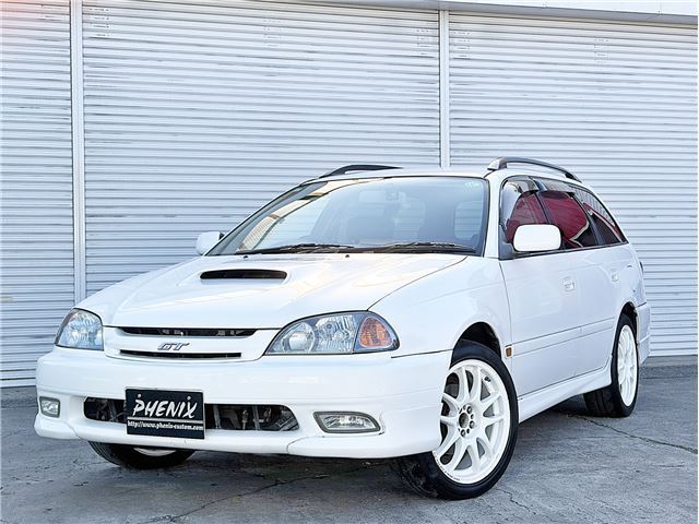 2000 Toyota Caldina GT-T - photo 1 2000 Toyota Caldina GT-T White Van for sale, Japanese used car export | GULJI TRADERS