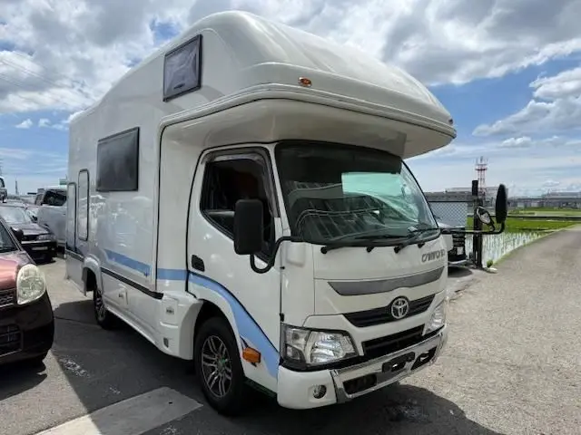 2018 Toyota Camroad Nuts RV Clenson Voyage Ki White Truck for sale, Japanese used car export | GULJI TRADERS