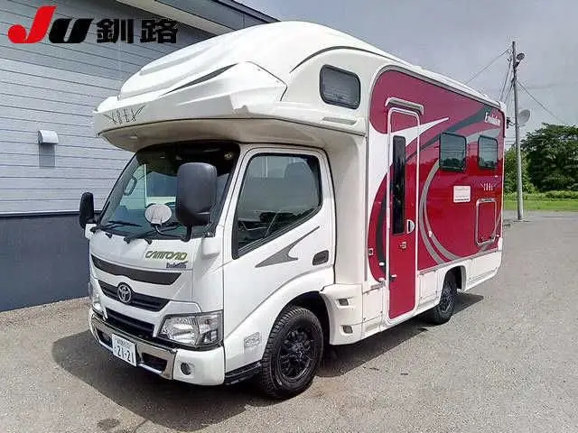 2022 Toyota Camroad Nutsclea Camping Sha - photo 1 2022 Toyota Camroad Nutsclea Camping Sha White Truck for sale, Japanese used car export - photo 1 of 17 | GULJI TRADERS
