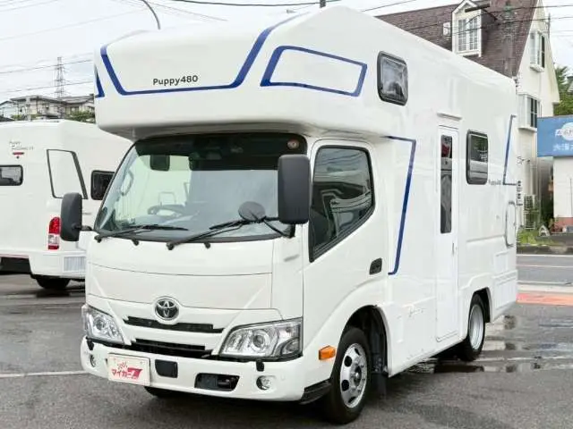 2024 Toyota Camroad Puppy 480 Lithium 600Ah White Truck for sale, Japanese used car export | GULJI TRADERS