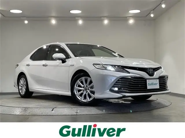 2019 Toyota Camry G - photo 1 2019 Toyota Camry G White Sedan for sale, Japanese used car export - photo 1 of 24 | GULJI TRADERS