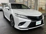 2019 Toyota Camry WS Leather Package White Sedan for sale, Japanese used car export - photo 1 of 23 | GULJI TRADERS