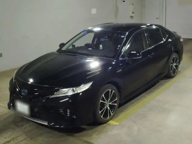 2019 Toyota Camry WS Leather Package Black Sedan for sale, Japanese used car export - photo 1 of 9 | GULJI TRADERS