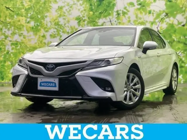 2020 Toyota Camry WS White Sedan for sale, Japanese used car export - photo 1 of 9 | GULJI TRADERS