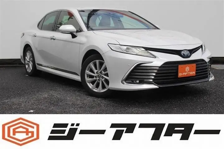 2021 Toyota Camry 2.5G White Sedan for sale, Japanese used car export - photo 1 of 22 | GULJI TRADERS