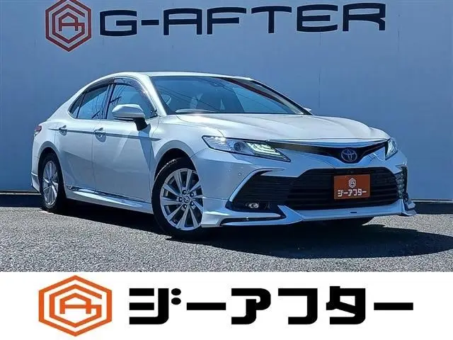 2021 Toyota Camry 2.5G White Sedan for sale, Japanese used car export - photo 1 of 30 | GULJI TRADERS