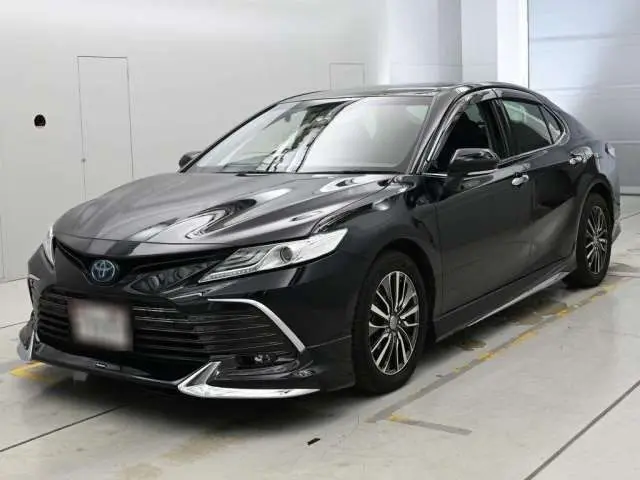 2021 Toyota Camry G Black Sedan for sale, Japanese used car export - photo 1 of 12 | GULJI TRADERS