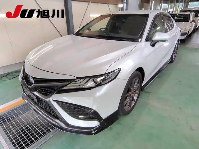2021 Toyota Camry WS Leather Package Pearl Sedan for sale, Japanese used car export - photo 1 of 14 | GULJI TRADERS