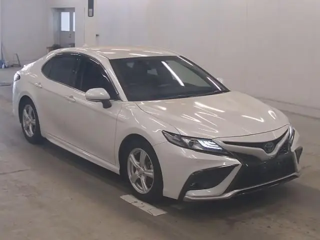 2021 Toyota Camry WS Pearl Sedan for sale, Japanese used car export - photo 1 of 6 | GULJI TRADERS