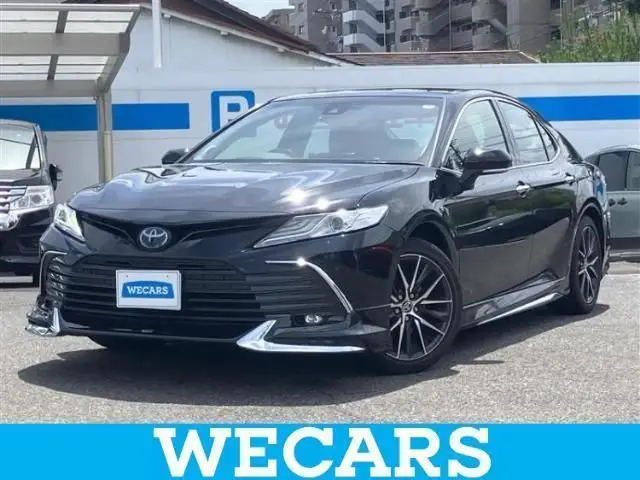 2021 Toyota Camry G Leather Package Black Sedan for sale, Japanese used car export | GULJI TRADERS