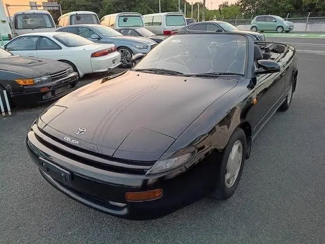 1990 Toyota Celica convertible Black Coupe for sale, Japanese used car export - photo 1 of 6 | GULJI TRADERS