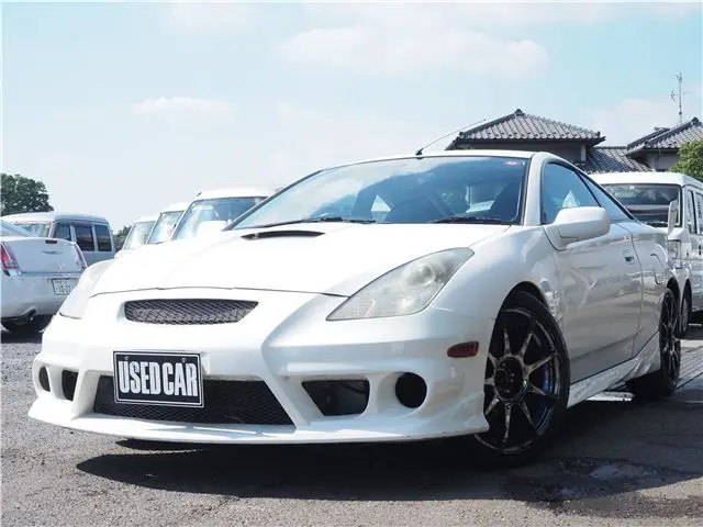 2000 Toyota Celica SS-II White Coupe for sale, Japanese used car export | GULJI TRADERS