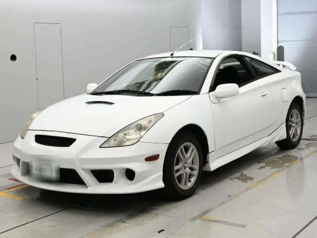 2001 Toyota Celica SS-2 White Coupe for sale, Japanese used car export - photo 1 of 12 | GULJI TRADERS