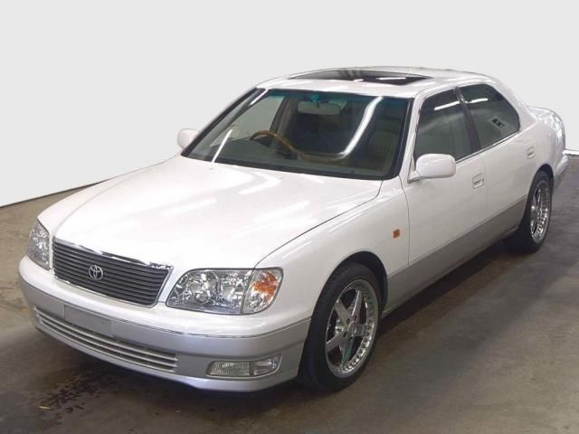 1999 Toyota Celsior B specification eR version Pearl Sedan for sale, Japanese used car export | GULJI TRADERS
